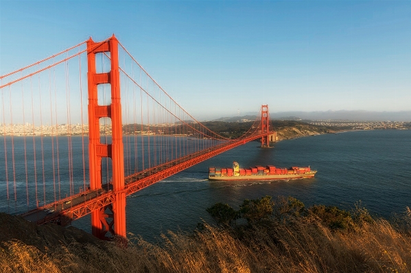 Landscape sea architecture bridge Photo