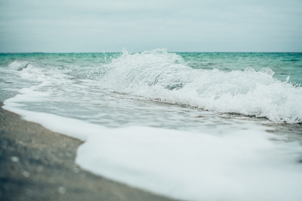 Beach landscape sea coast