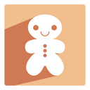 Gingerbread man Icon