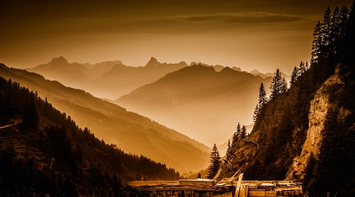 Landscape nature wilderness silhouette Photo