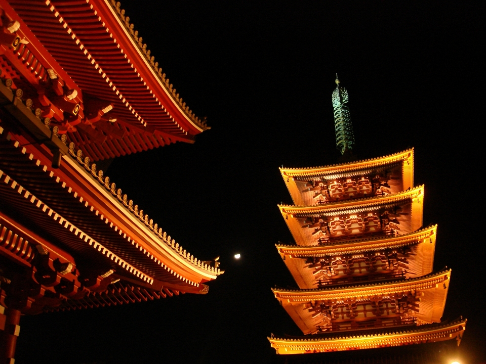 Night tower trip japan