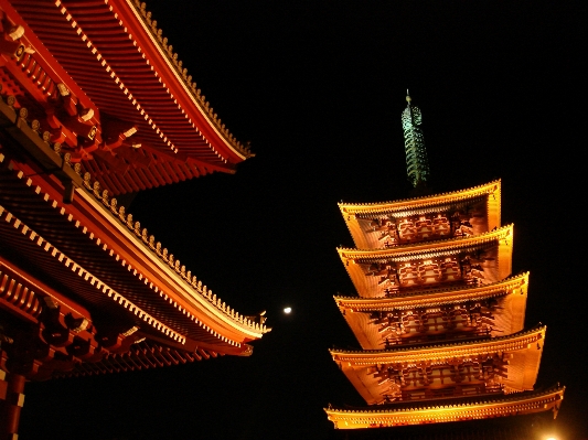 Night tower trip japan Photo