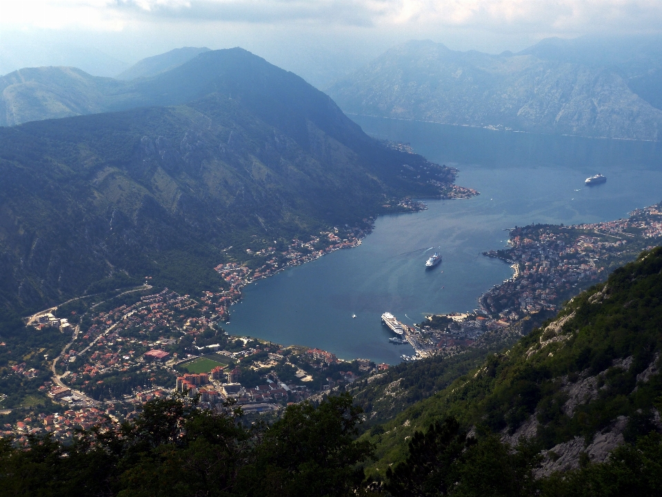 Landscape coast mountain hill