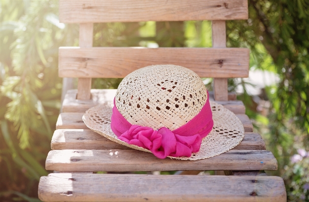 Nature flower summer hat Photo