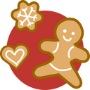 Gingerbread man Icon