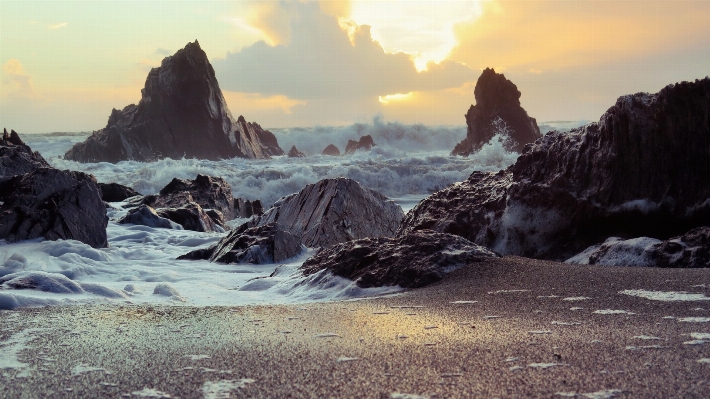 Beach landscape sea coast Photo