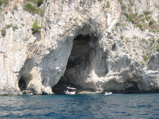 Sea coast rock formation Photo