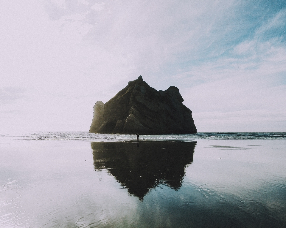 Beach landscape sea coast