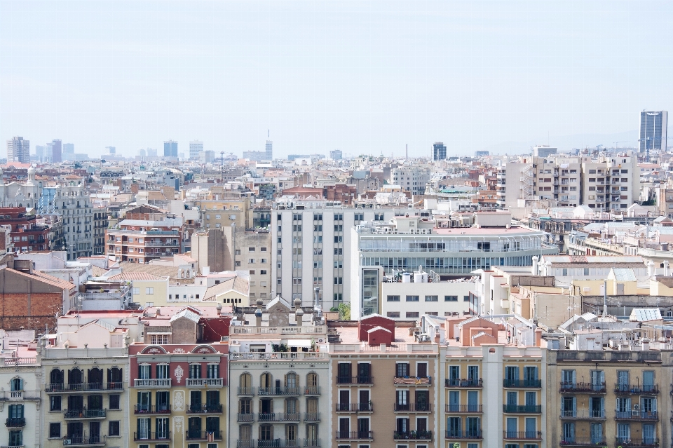 Architecture skyline town view