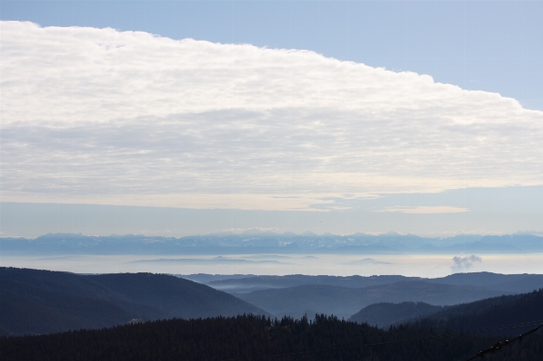 風景 地平線 荒野
 山 写真