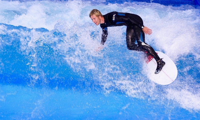 Wave surf surfing balance Photo