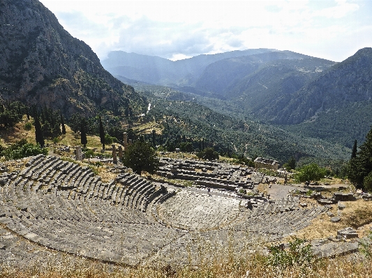 Landscape mountain old valley Photo