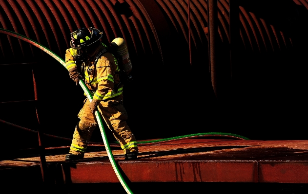 Live equipment spray training Photo