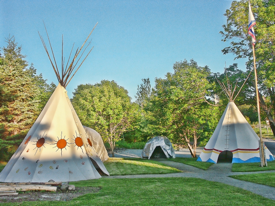 été parc camping tente