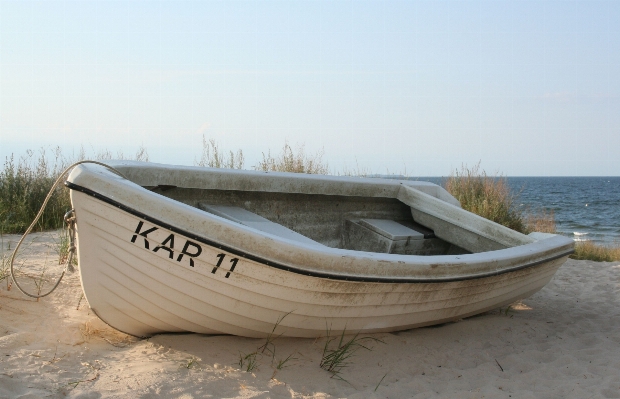 Beach sea sunset boat Photo