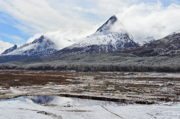 Landscape wilderness mountain snow Photo