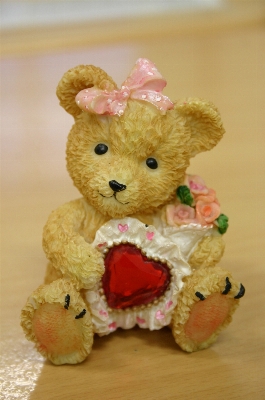 Sweet pink toy teddy bear Photo