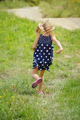 Nature grass person girl Photo