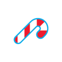 Candy cane Icon