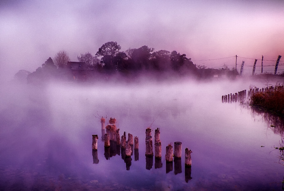 Cloud sky fog sunrise