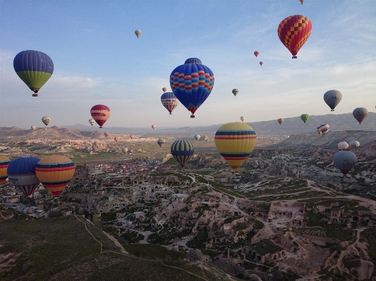 Landscape balloon hot air travel Photo