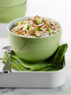 Apple morning bowl dish Photo