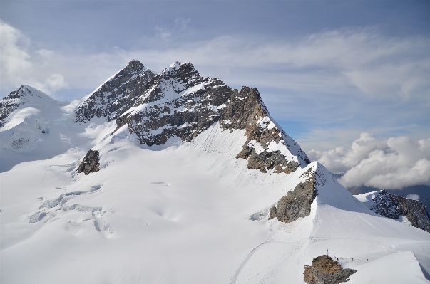 Mountain snow winter adventure Photo