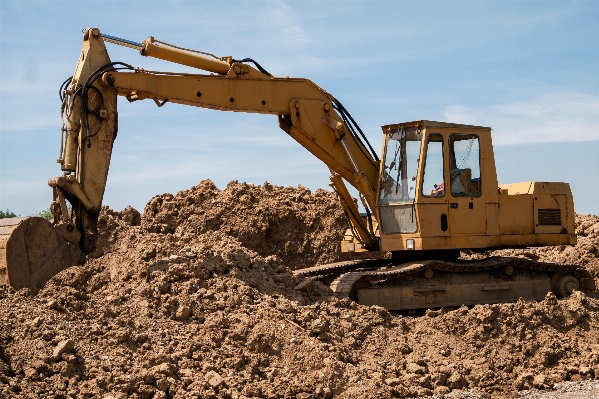 Arbeiten sand boden konstruktion Foto