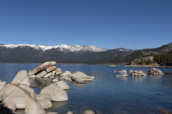 Landscape sea water mountain Photo