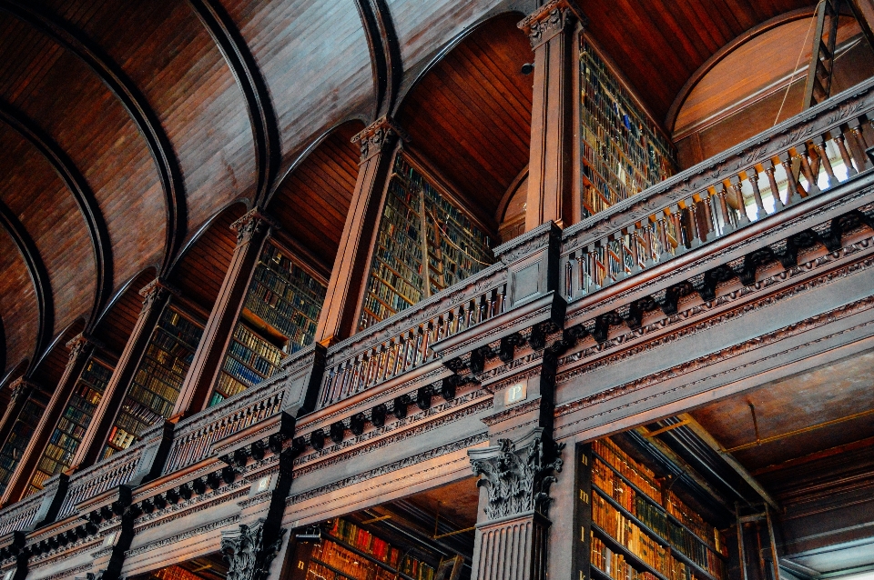 Book architecture wood building