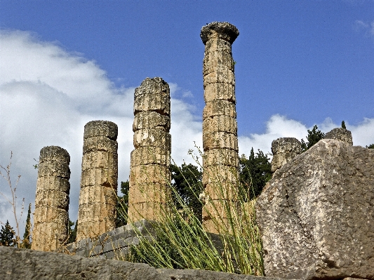 Foto Rock arsitektur struktur antik