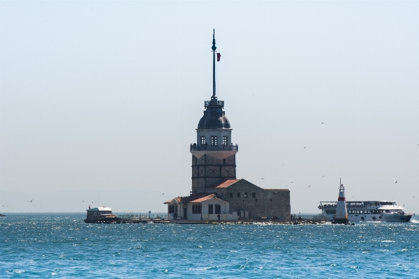 Sea coast ocean lighthouse Photo