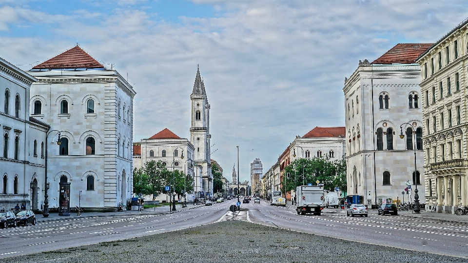 Architecture road street town