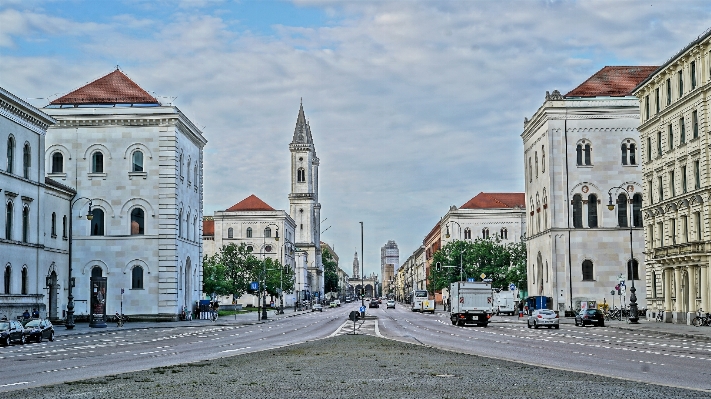 Die architektur straße stadt stadtbild Foto