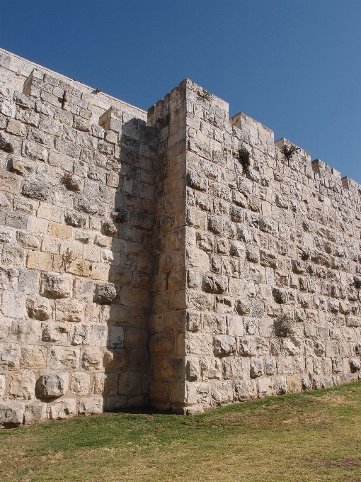 Rock sky building wall