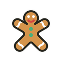 Gingerbread man Icon