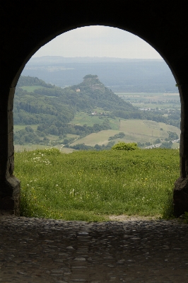 Landscape bridge morning hill Photo