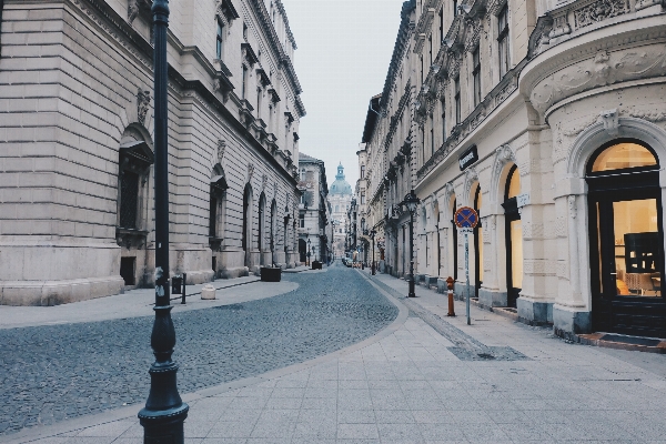 Pedestrian winter architecture road Photo