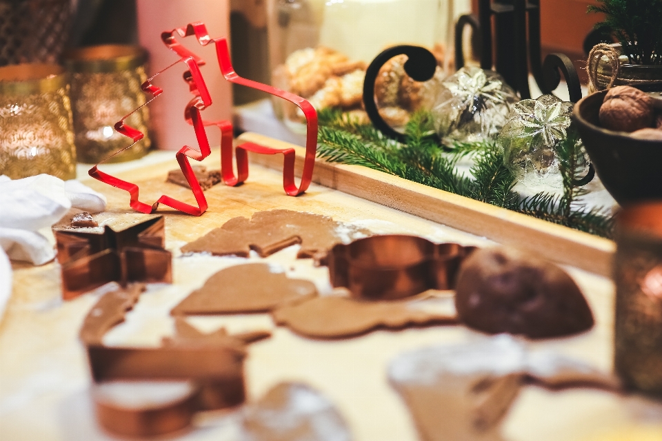 Comida alimento horneando
 navidad