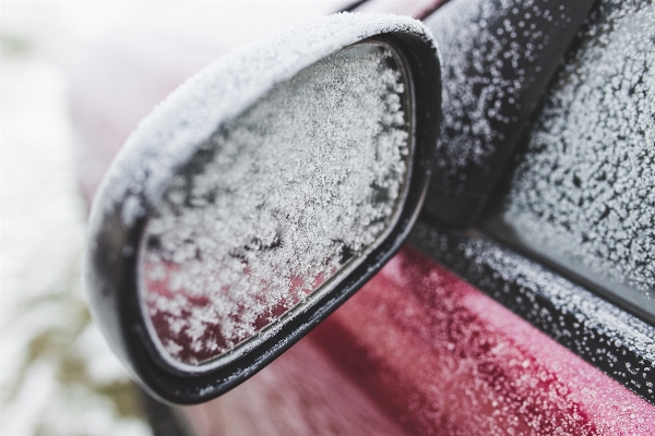 Snow cold winter car Photo