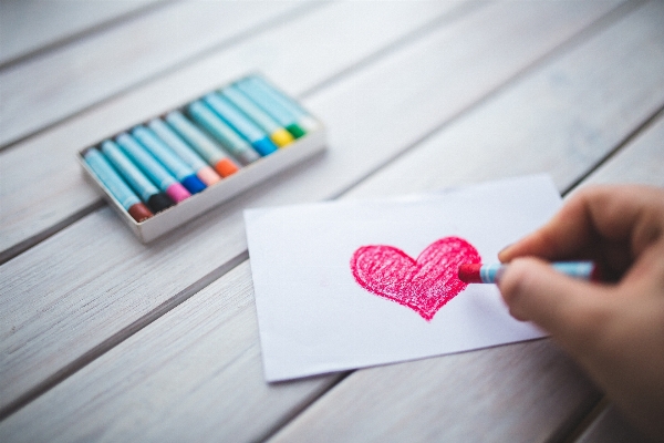 Hand love heart romance Photo