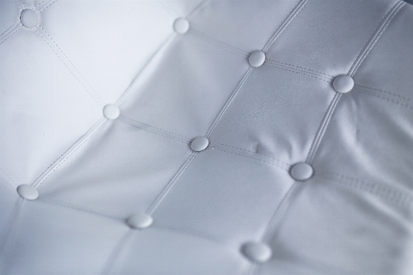 White leather chair pattern Photo