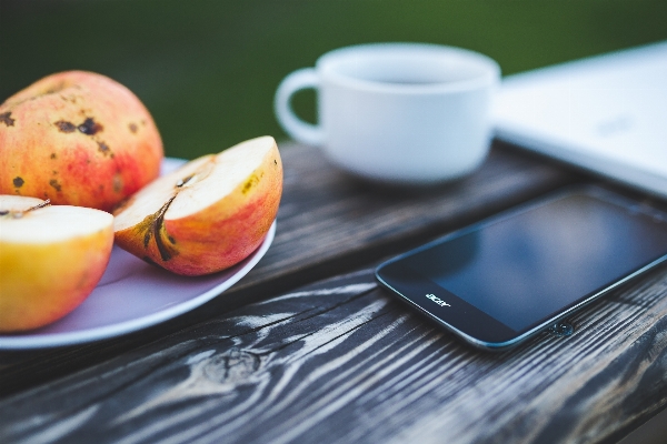 Smartphone mobile work screen Photo