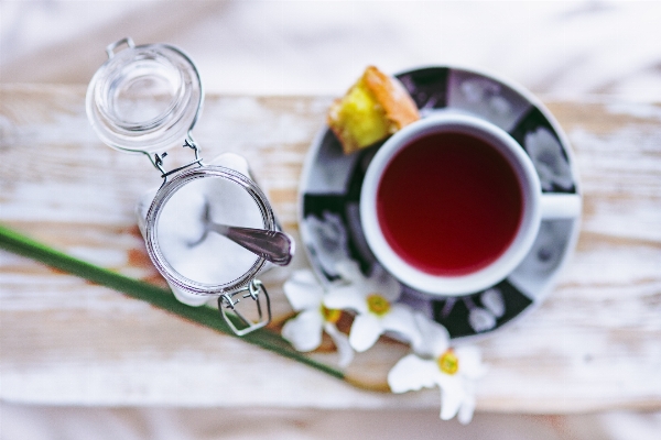 Tea flower meal food Photo