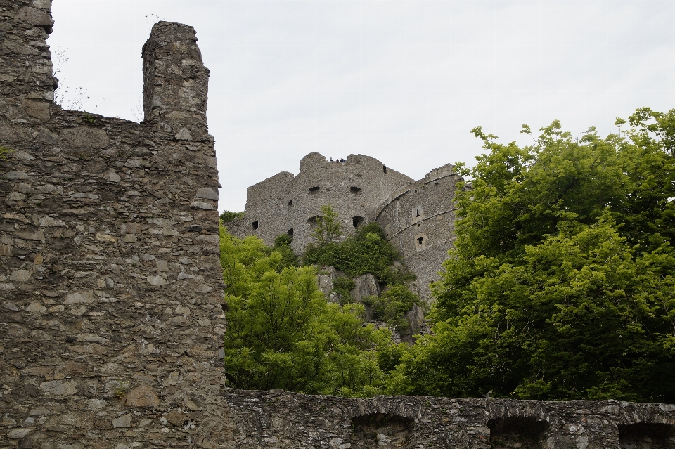 Rock architecture building chateau