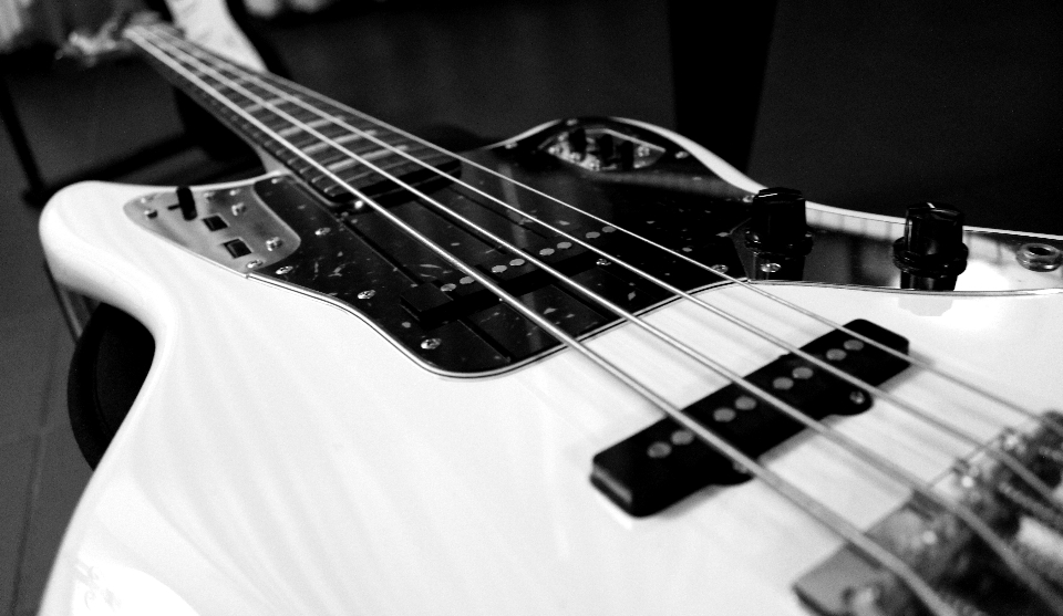 Rock música en blanco y negro
 guitarra