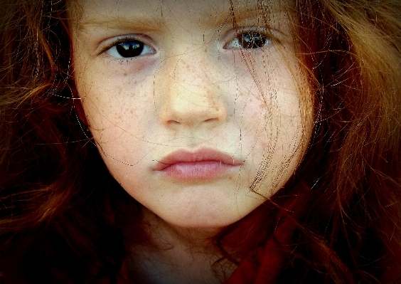 Mädchen frau haar fotografie Foto