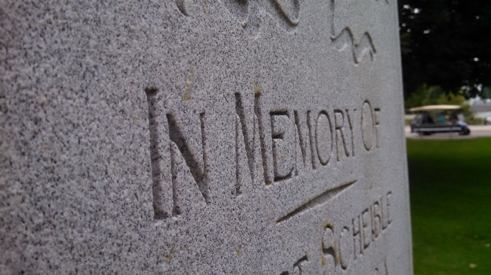 Wall monument memory grave Photo