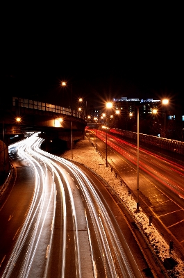 Foto Luz estrada ponte tráfego