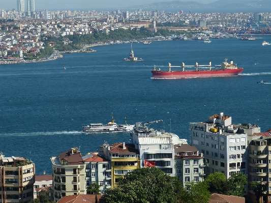 Sea coast dock view Photo